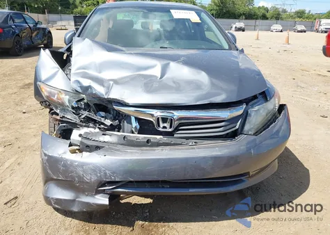 2012 Honda Civic Lx from USA, damaged, VIN 19XFB2F53CE095751